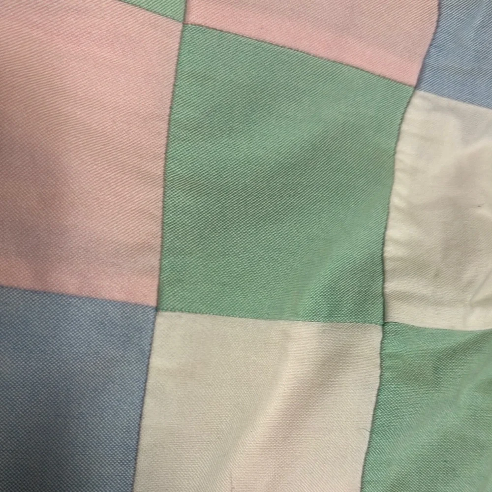 Vineyard Vines Women's Offshore Pastel Oxford Patchwork Hoodie Preppy & Fun! - Picture 9 of 13